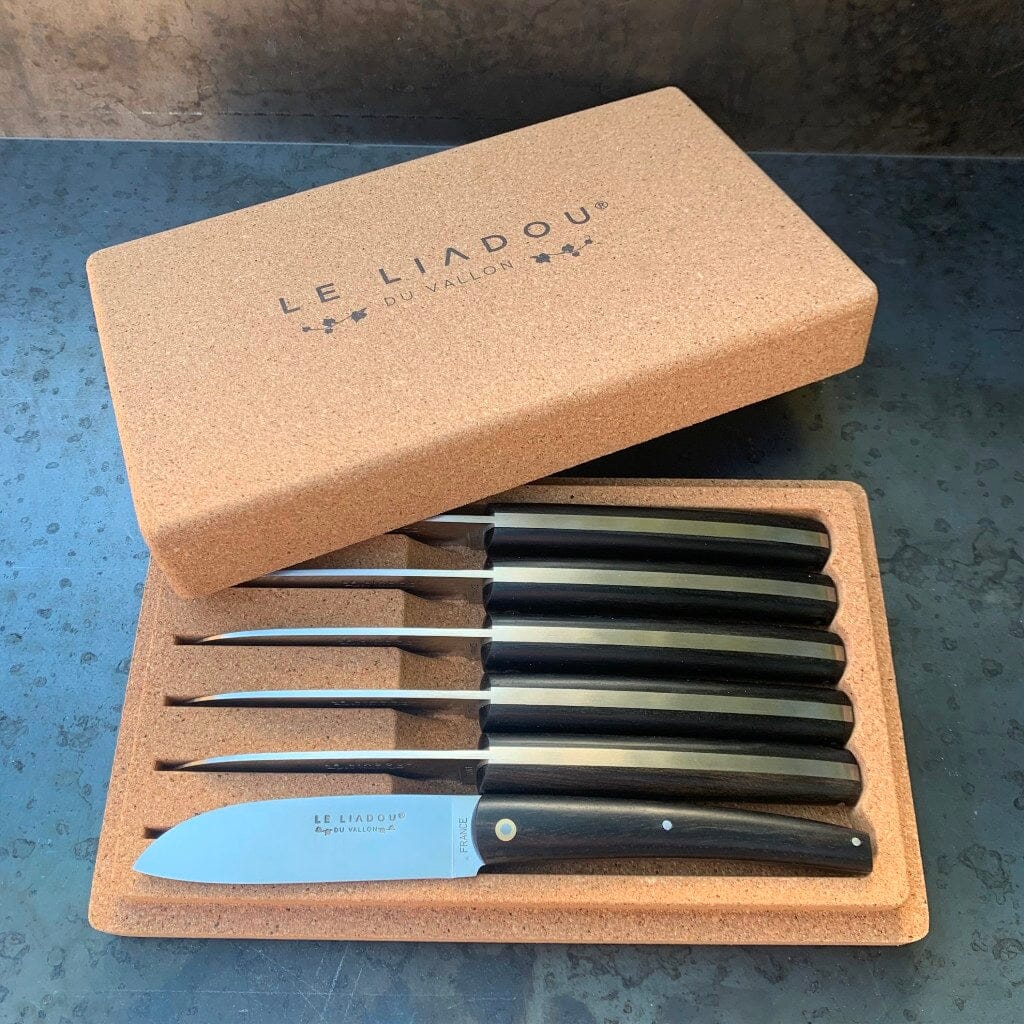 Coffret couteaux de table ebene ebony