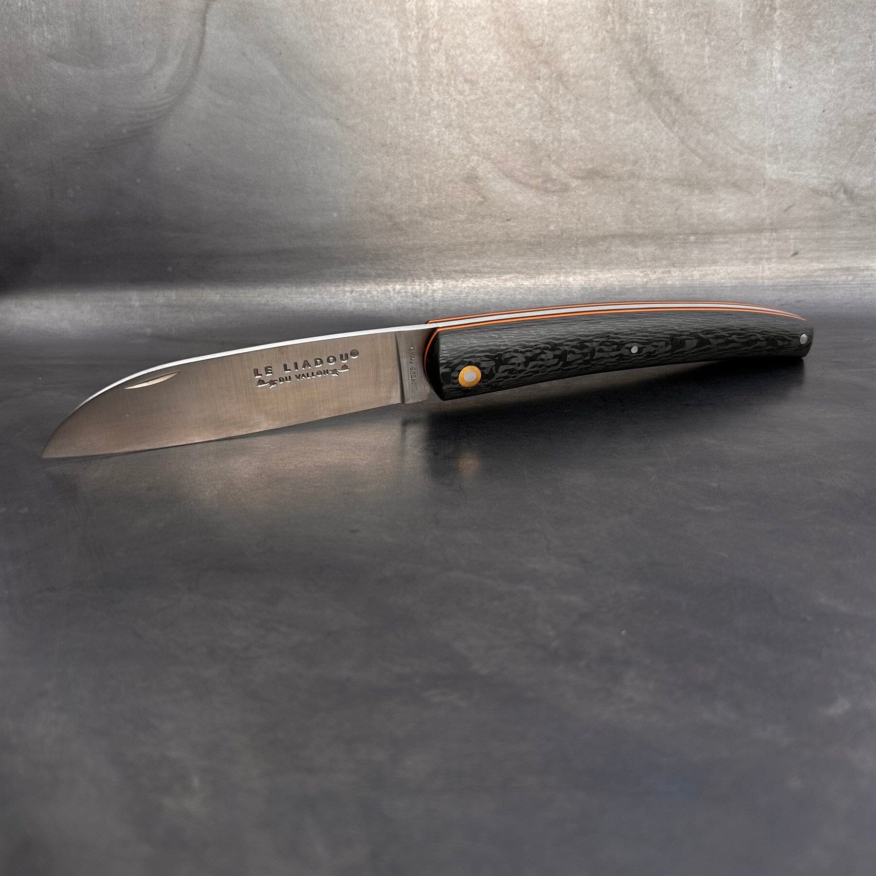 Liadou Racing en Fibre de carbone & platines en G10 orange/noir "Lightweight"