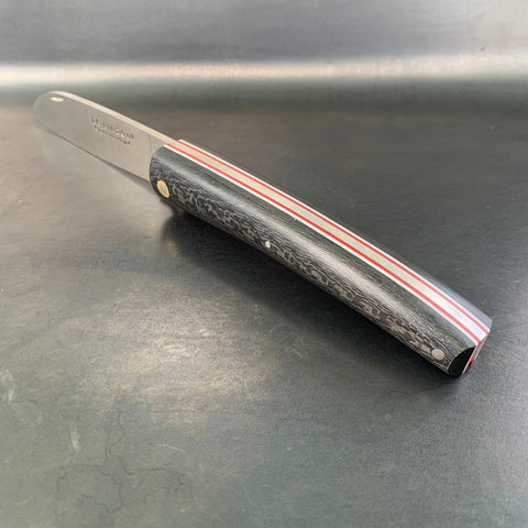 Liadou Racing en Fibre de carbone & platines en G10 blanc/rouge "Lightweight"