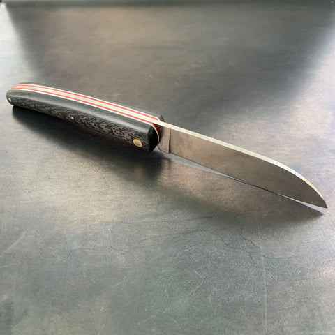 Liadou Racing en Fibre de carbone & platines en G10 blanc/rouge "Lightweight"