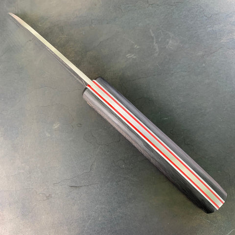 Liadou Racing en Fibre de carbone & platines en G10 blanc/rouge "Lightweight"