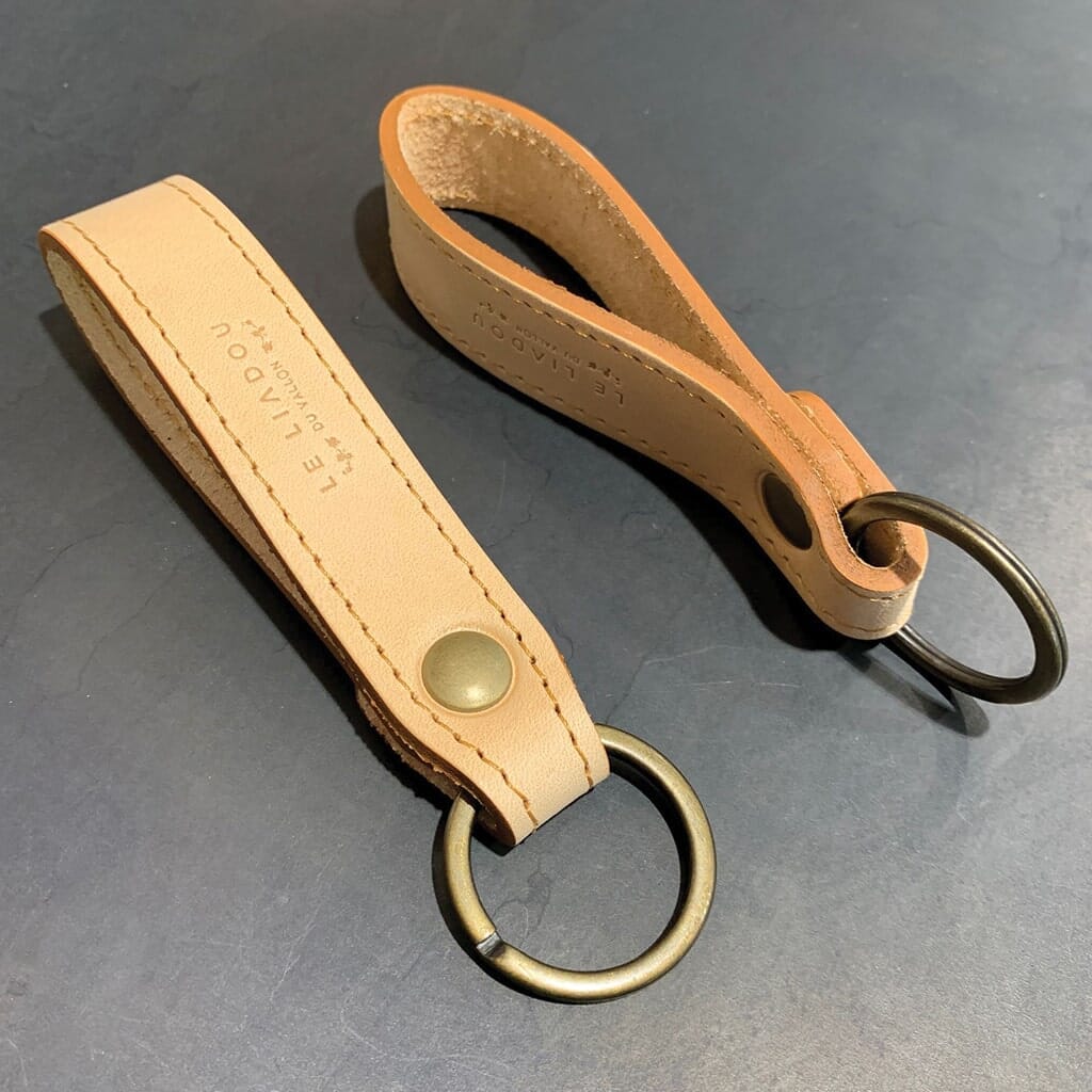 Porte clef en cuir