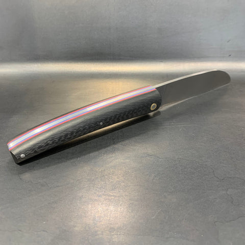 Liadou Racing en Fibre de carbone & platines en G10 rouge/bleu "Lightweight"