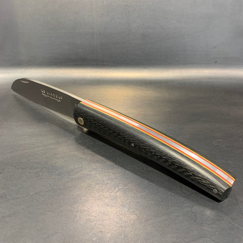 Liadou Racing en Fibre de carbone & platines en G10 jaune/rouge "Lightweight"