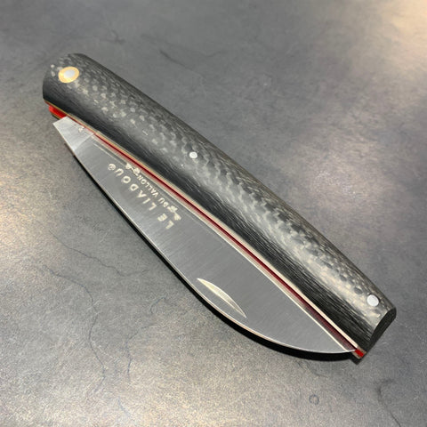 Liadou Racing en Fibre de carbone & platines en G10 jaune/rouge "Lightweight"