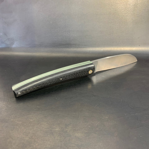 Liadou Racing en Fibre de carbone & platines en G10 blanc/vert "Lightweight"