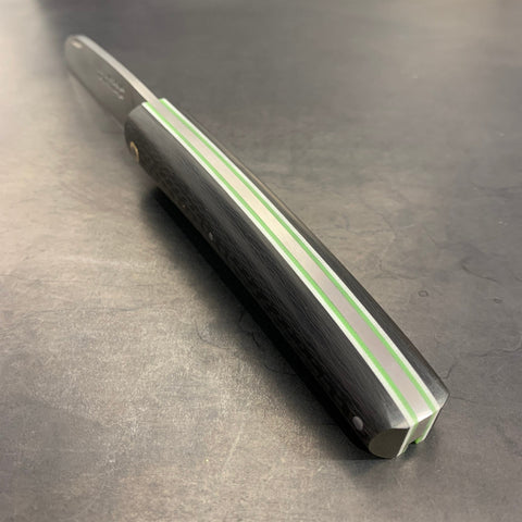 Liadou Racing en Fibre de carbone & platines en G10 blanc/vert "Lightweight"