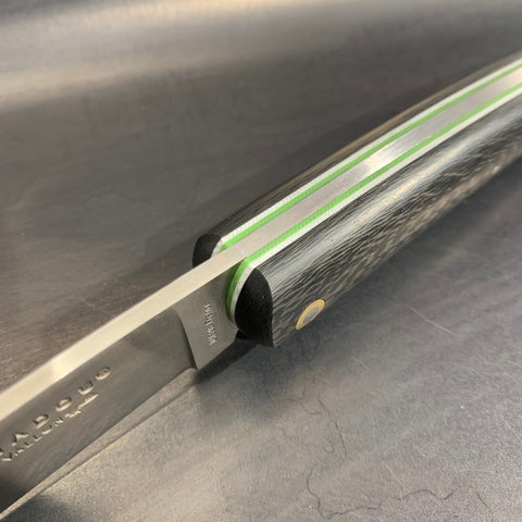 Liadou Racing en Fibre de carbone & platines en G10 blanc/vert "Lightweight"