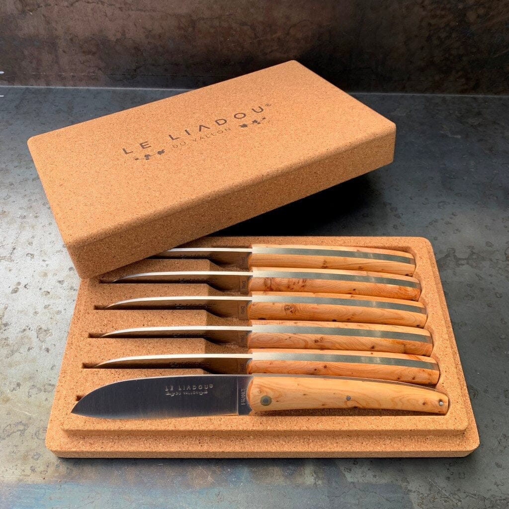 Coffret de couteaux de table genevrier