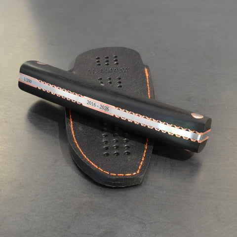 Liadou Exception in Ebony with Chiseled Plates