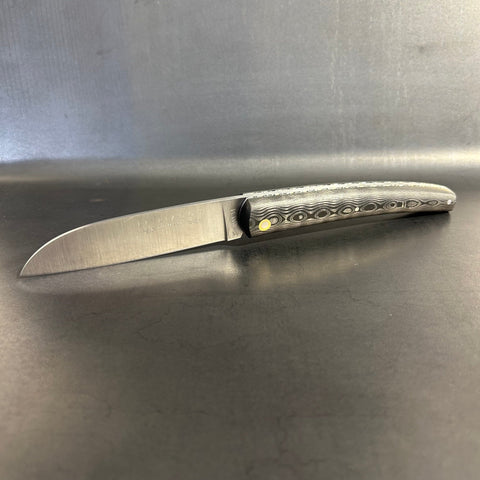 Liadou Exception in carbon fiber/copper, chiseled copper plates & RWL34 steel blade