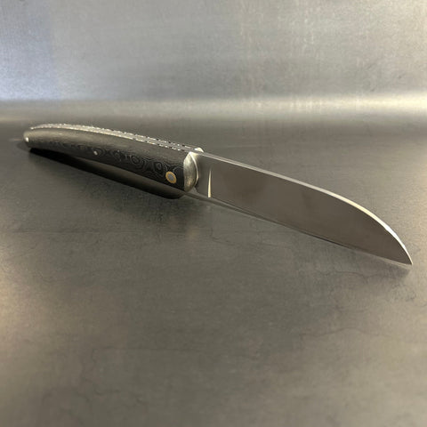 Liadou Exception in carbon fiber/copper, chiseled copper plates & RWL34 steel blade