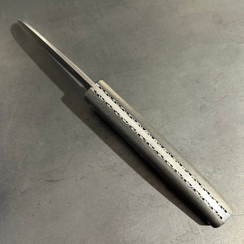 Liadou Exception in carbon fiber/copper, chiseled copper plates & RWL34 steel blade