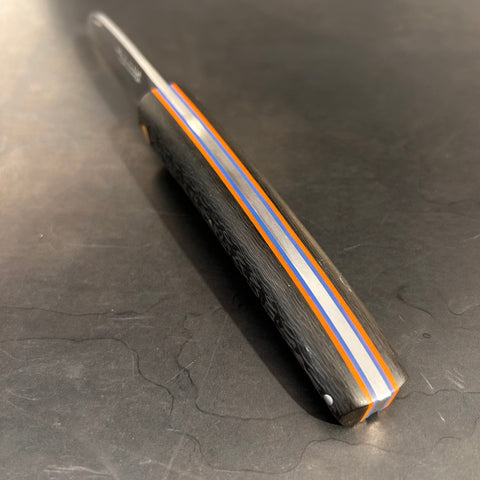 Liadou Racing en Fibre de carbone & platines en G10 orange/bleu "Lightweight"