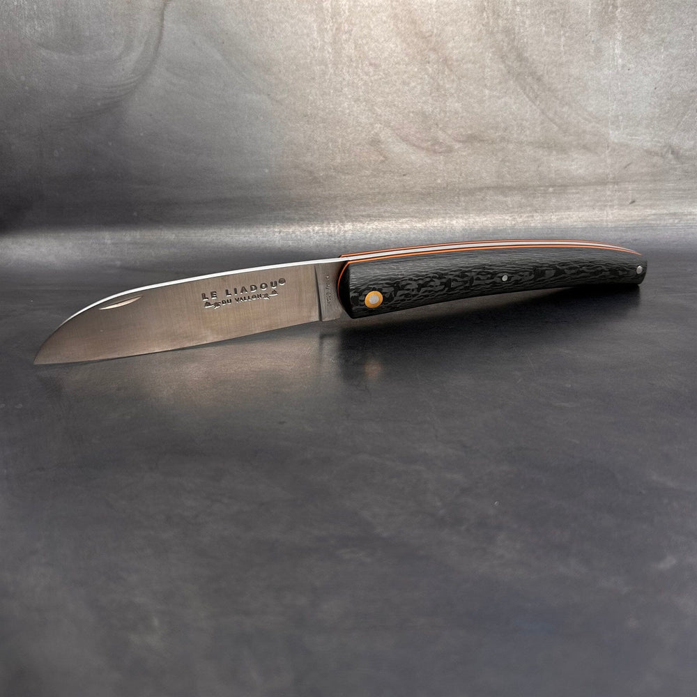 Liadou Racing en Fibre de carbone & platines en G10 orange/noir "Lightweight"