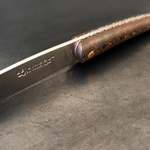 Liadou Exception in carbon fiber/copper &amp; Chiseled copper plates
