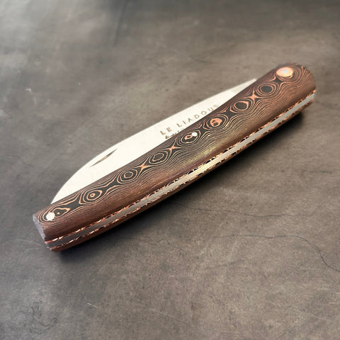 Liadou Exception in carbon fiber/copper &amp; Chiseled copper plates