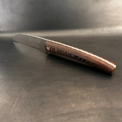 Liadou Exception in carbon fiber/copper, chiseled copper plates & RWL34 steel blade