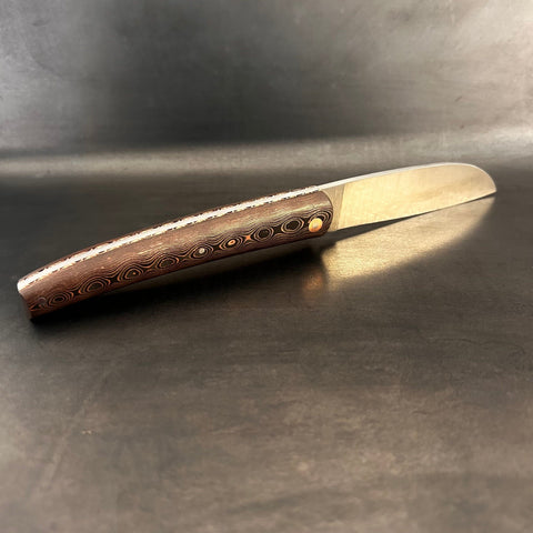 Liadou Exception in carbon fiber/copper, chiseled copper plates & RWL34 steel blade