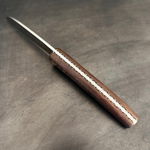 Liadou Exception in carbon fiber/copper, chiseled copper plates & RWL34 steel blade