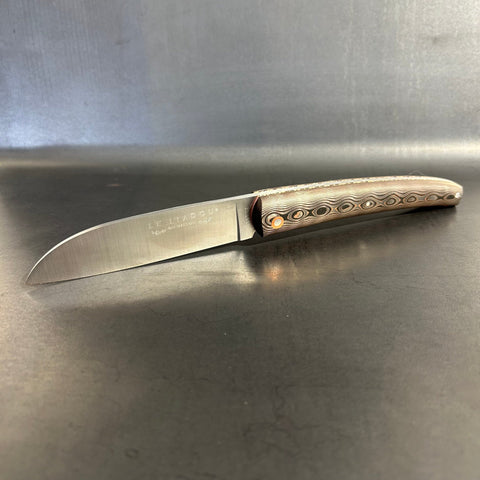 Liadou Exception in carbon fiber/copper, chiseled copper plates & RWL34 steel blade