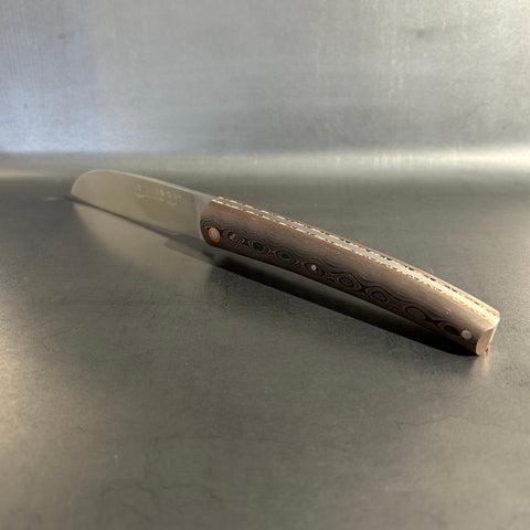 Liadou Exception in carbon fiber/copper, chiseled copper plates & RWL34 steel blade