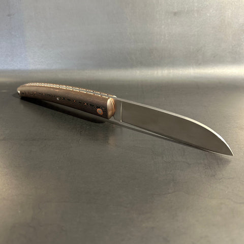 Liadou Exception in carbon fiber/copper, chiseled copper plates & RWL34 steel blade