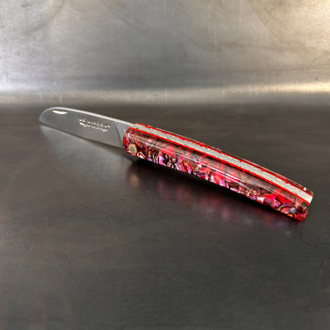 Petit Liadou en Abalone rouge & Platines Ciselées