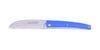 couteau de table en G10 bleu