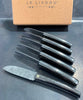 Liadou table knives in carbon fiber brass, copper, titanium (box of 6 pieces)
