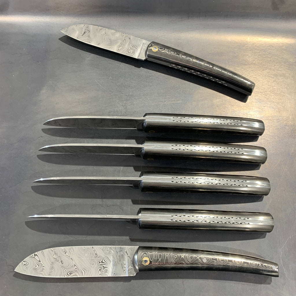 Couteaux de table en foudre de Chêne  Coffret de 6 couteaux – Le Liadou du  vallon ®