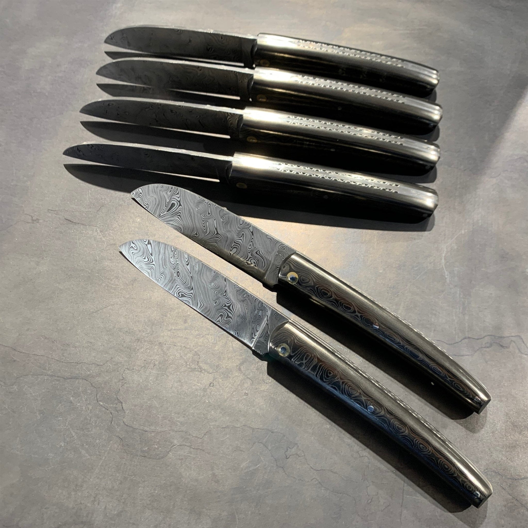 Couteaux de Table en Olivier  Coffret de 6 Couteaux – Le Liadou du vallon ®
