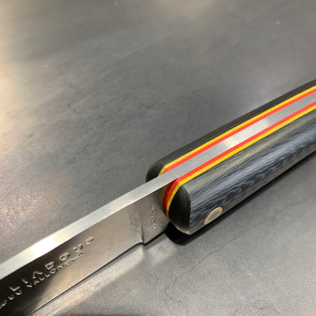 Liadou Racing in Carbon Fibre & Yellow/Red G10 Liners "Lightweight"