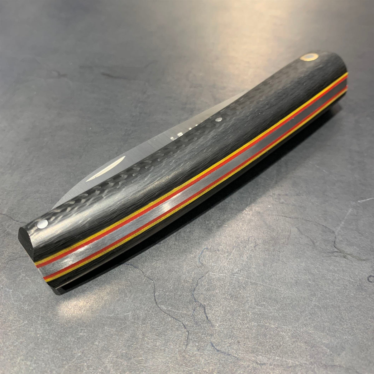 Liadou Racing in Carbon Fibre & Yellow/Red G10 Liners "Lightweight"