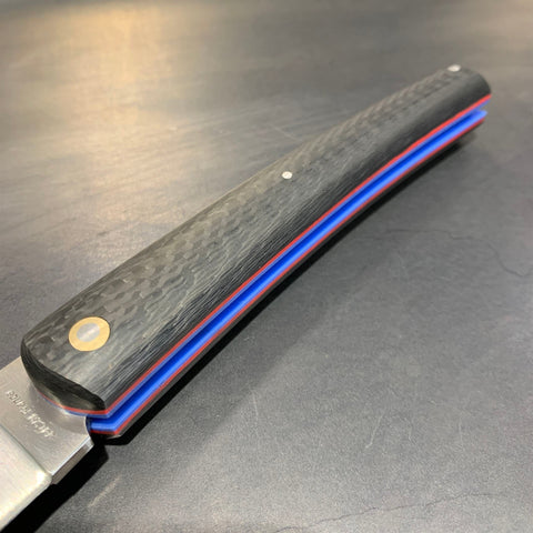 Liadou Exception in Carbon Fiber & "Lightweight" blue G10 plates